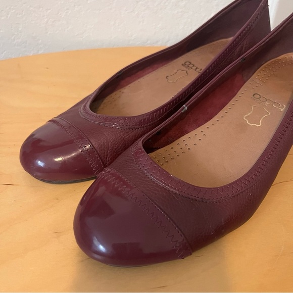 Cole Haan Tali Wedges Burgundy Size 8 - Picture 5 of 12